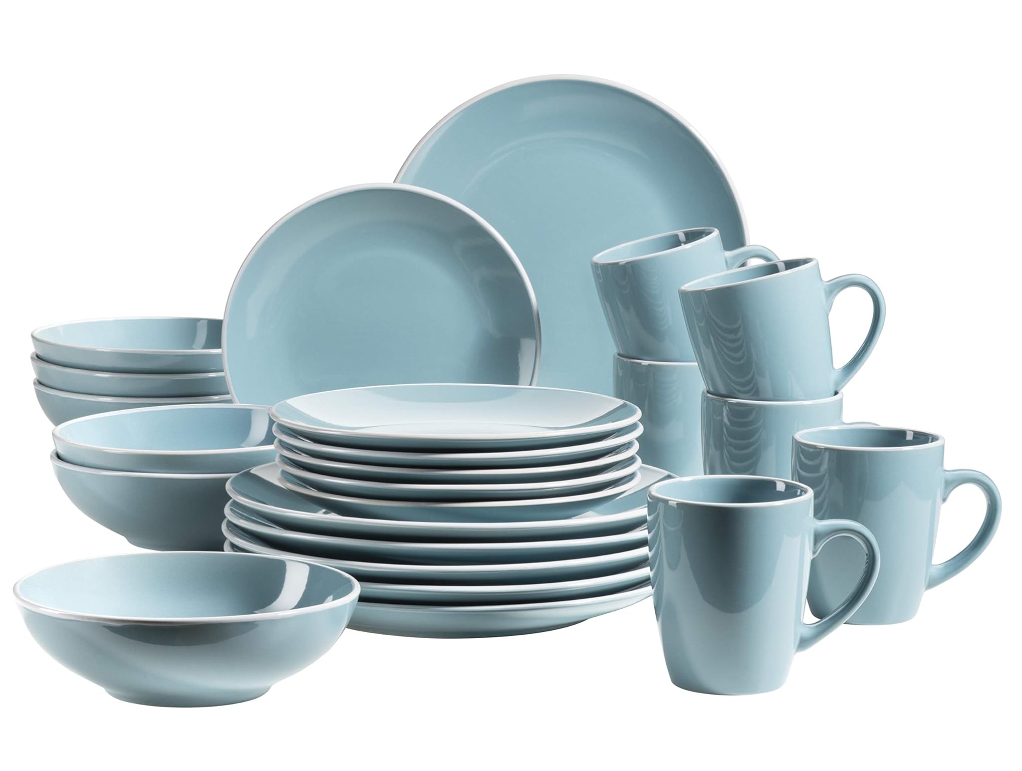 Mäser Elissa - Set Stoviglie 24 Pezzi per 6 Persone