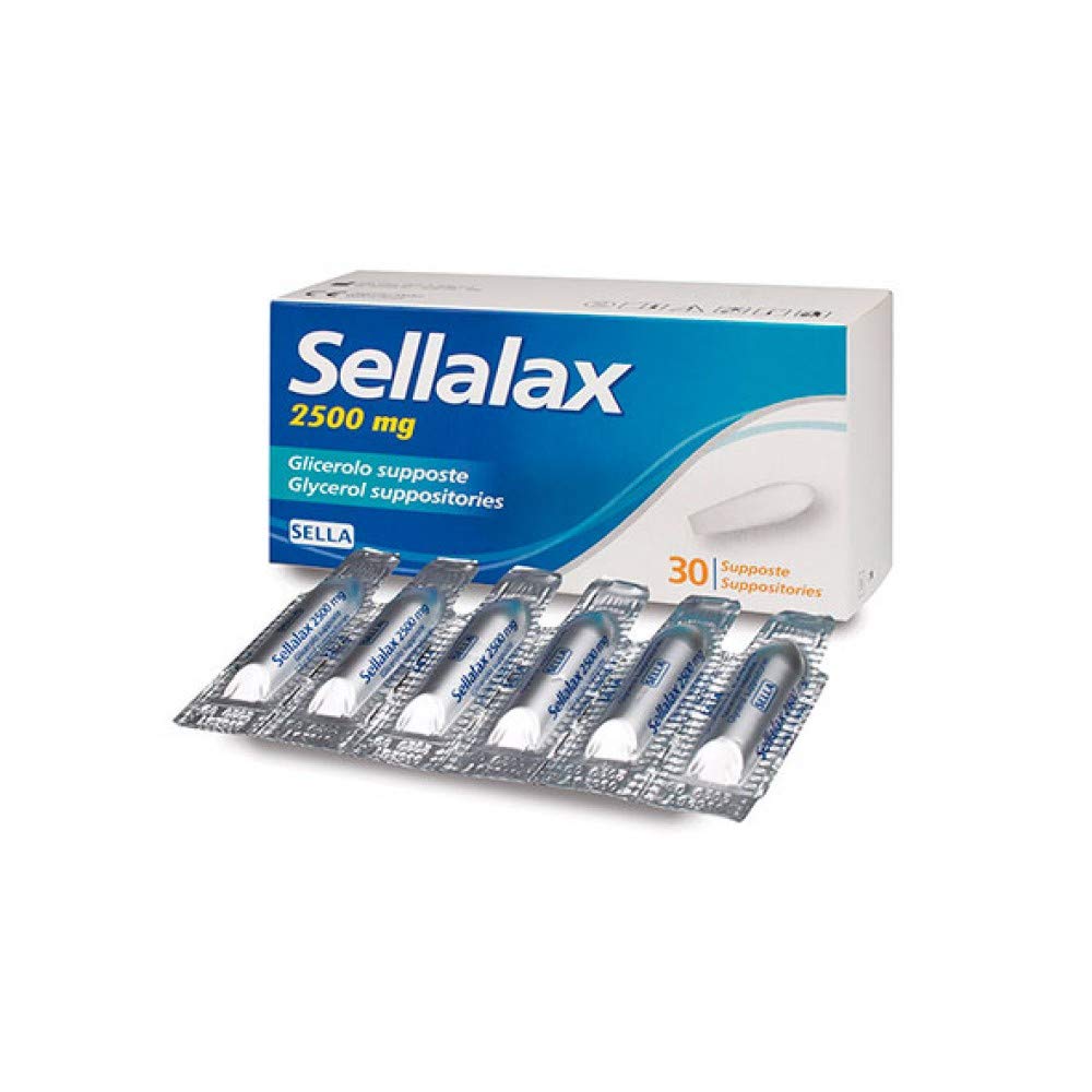 Sella Sellalax 2500mg Supposte Glicerolo 30 Pezzi