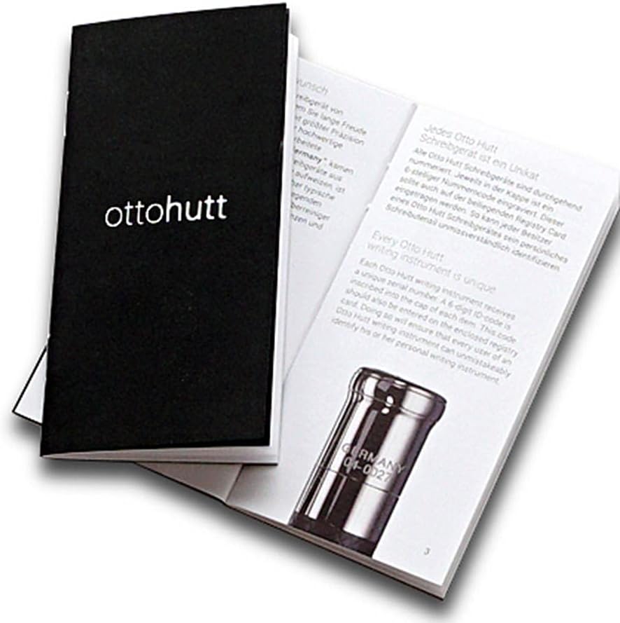 Otto Hutt Design 01 001-11425 - Penna a Sfera Nera Opaca - immagine 3