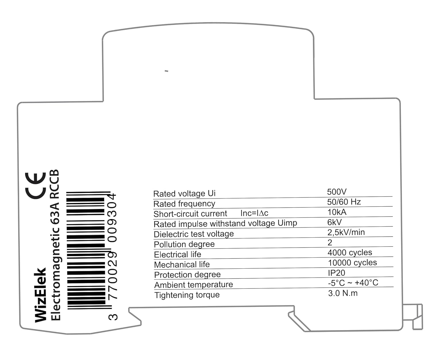 Interruttore Differenziale Trifase 63A 30mA - immagine 4