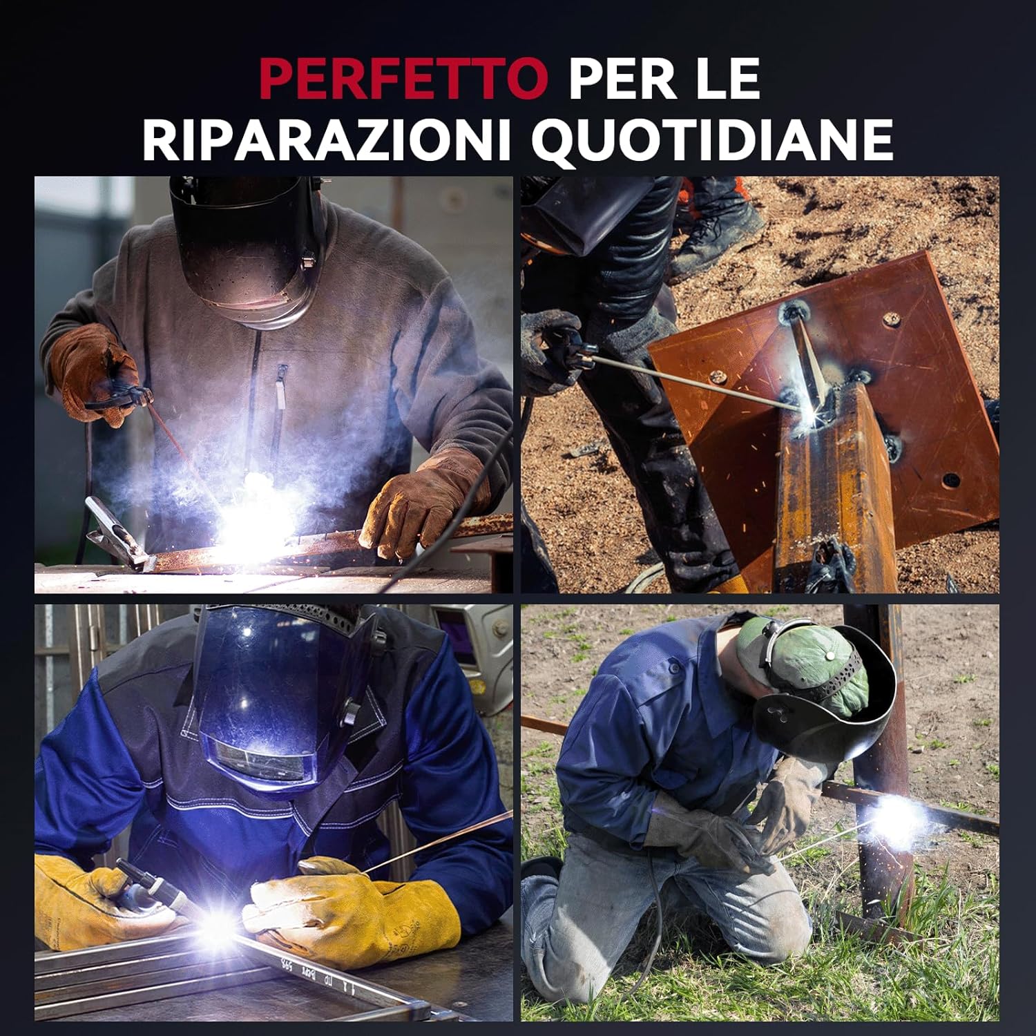 ARCCAPTAIN Saldatrice Elettrodo iControl ARC205 Pro 205Amp - immagine 7