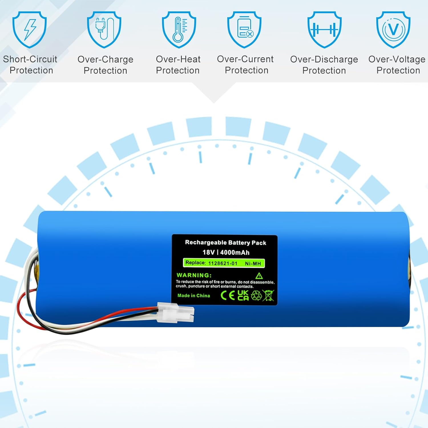 Iprize Batteria Ricambio NI-MH 18V 4000mAh - immagine 4