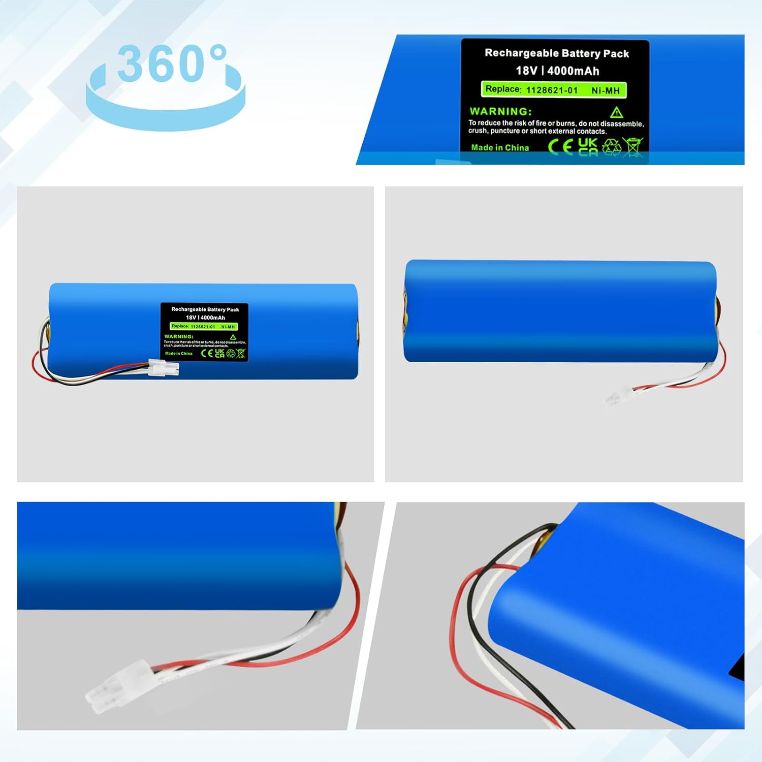 Iprize Batteria Ricambio NI-MH 18V 4000mAh - immagine 5