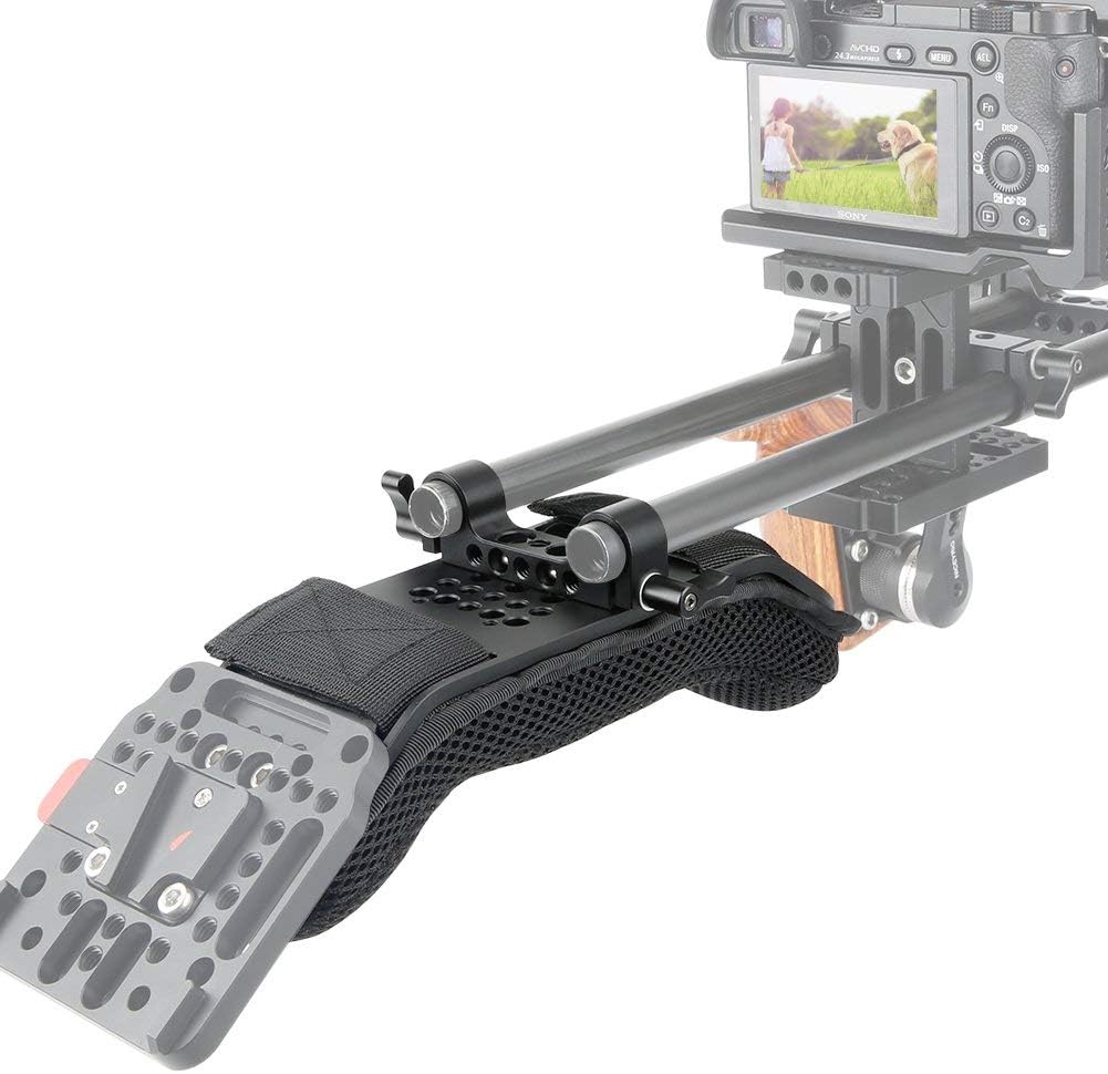 Niceyrig Camera Shoulder Pad con 15mm Rod Clamp - immagine 2