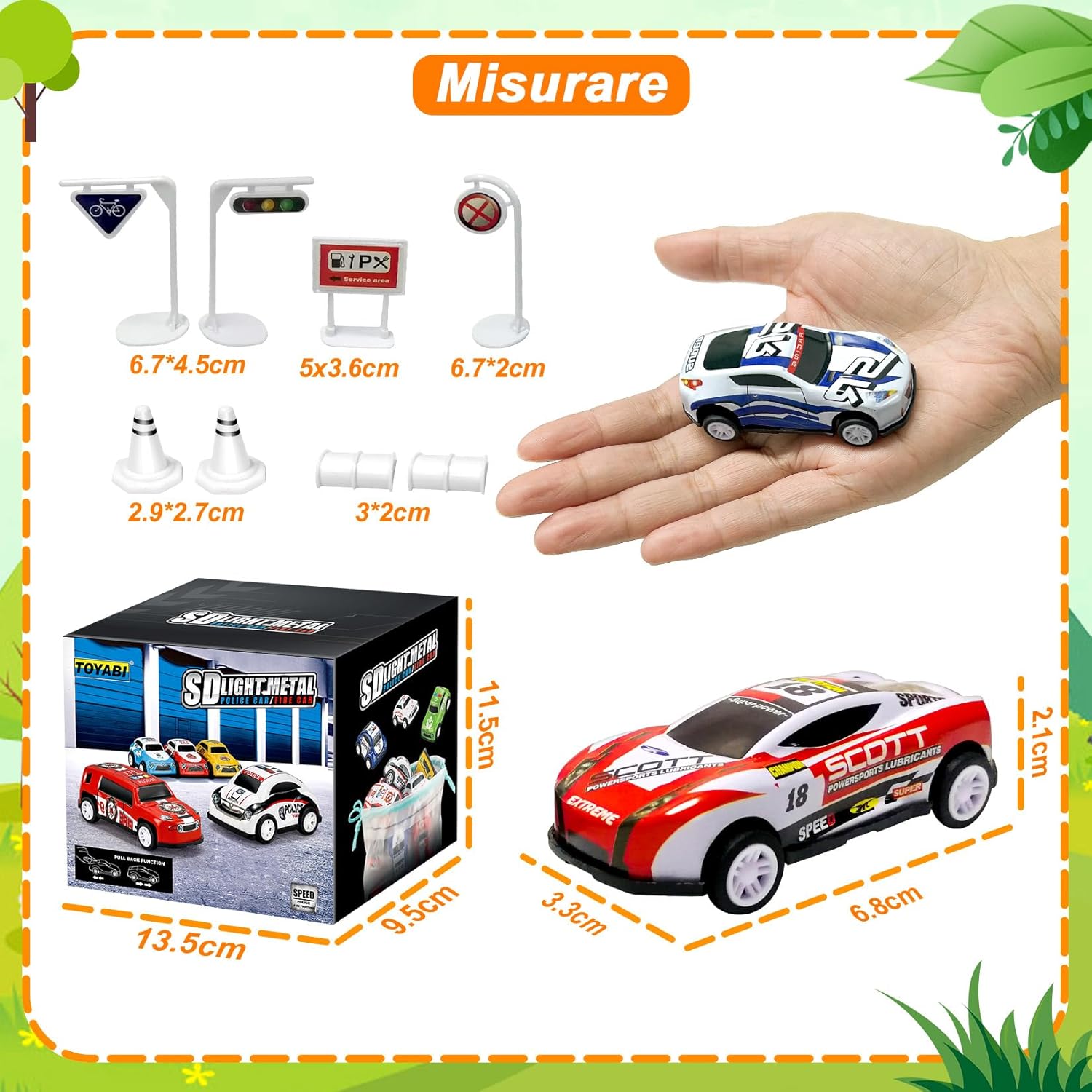Macchinine per Bambini - Set 22 Veicoli Die Cast 1:64 - immagine 2