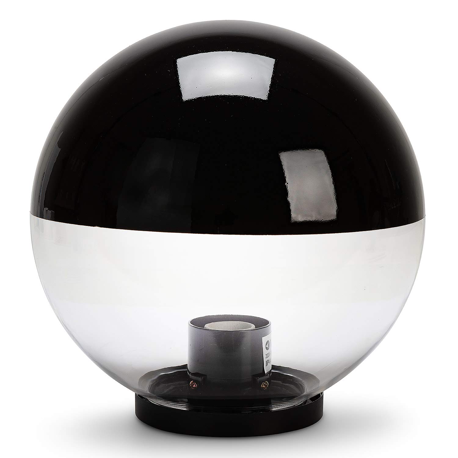 Velamp APOLUX SPH307 - Lampione Esterno Nero 300mm