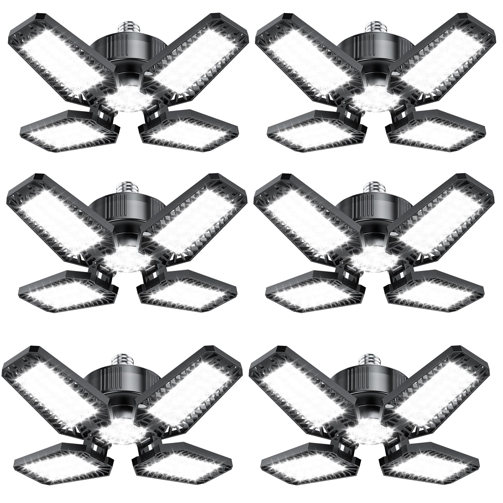 Plafoniera LED Garage 6 Pezzi 20W, 2000LM