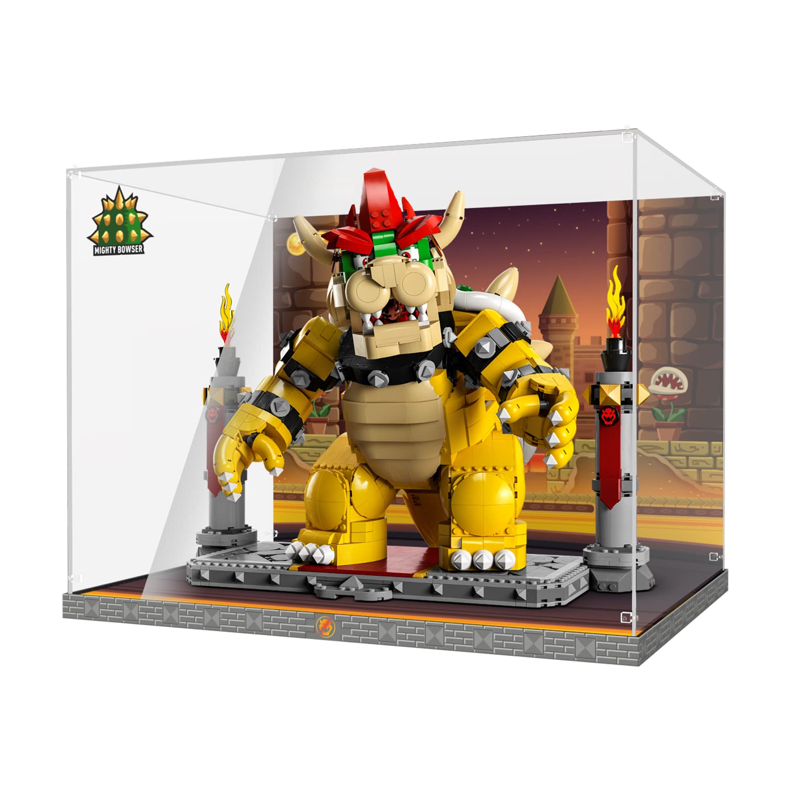 Cooldac Vetrina Acrilica per Lego 71411 Super Mario Bowser