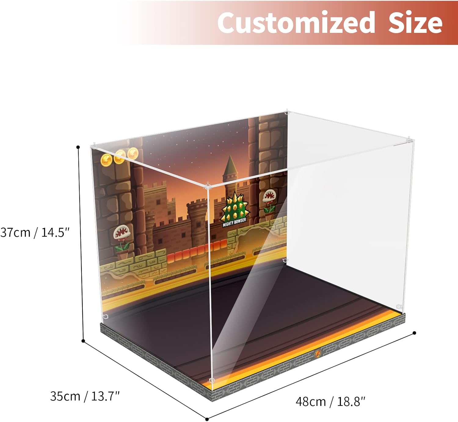 Cooldac Vetrina Acrilica per Lego 71411 Super Mario Bowser - immagine 2