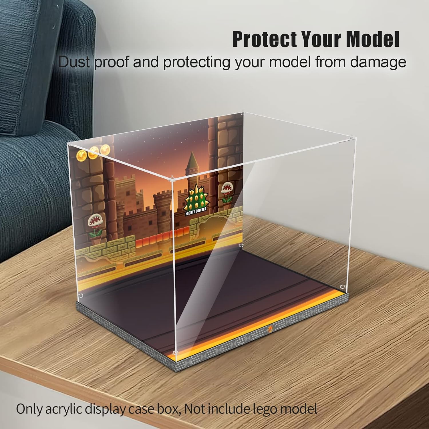 Cooldac Vetrina Acrilica per Lego 71411 Super Mario Bowser - immagine 5