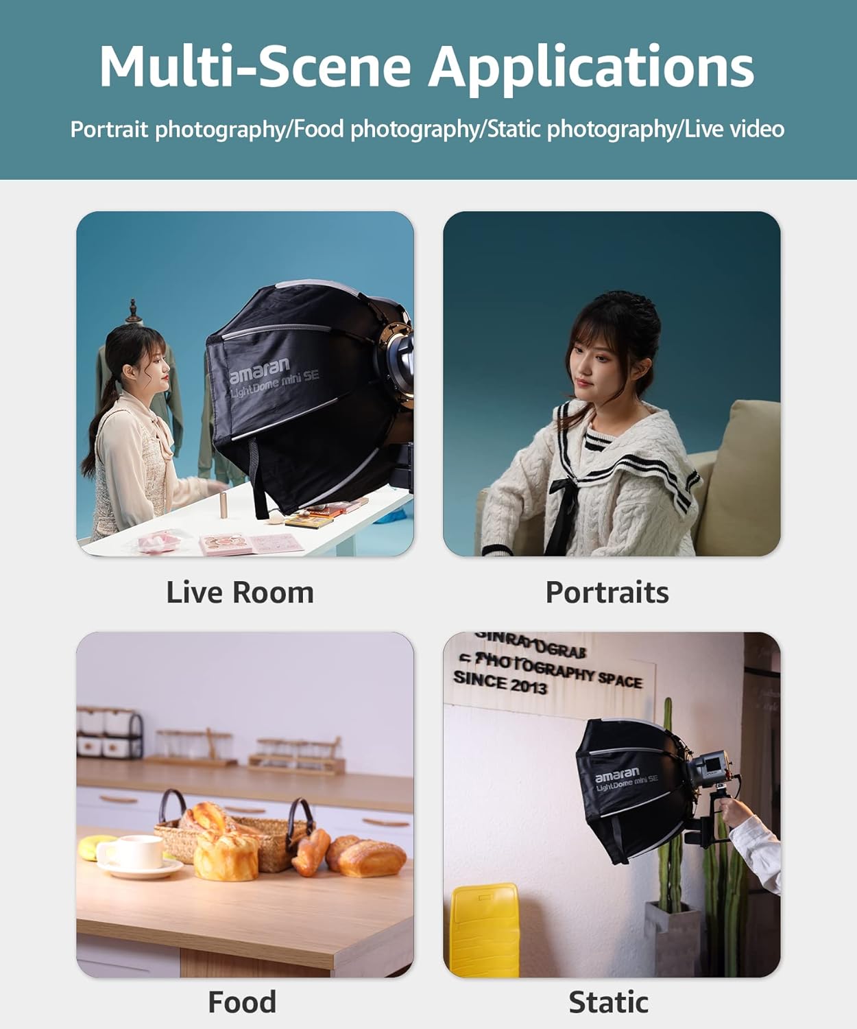 Amaran 60d S - Monoluce Continuo LED 65W 5.600K - immagine 3