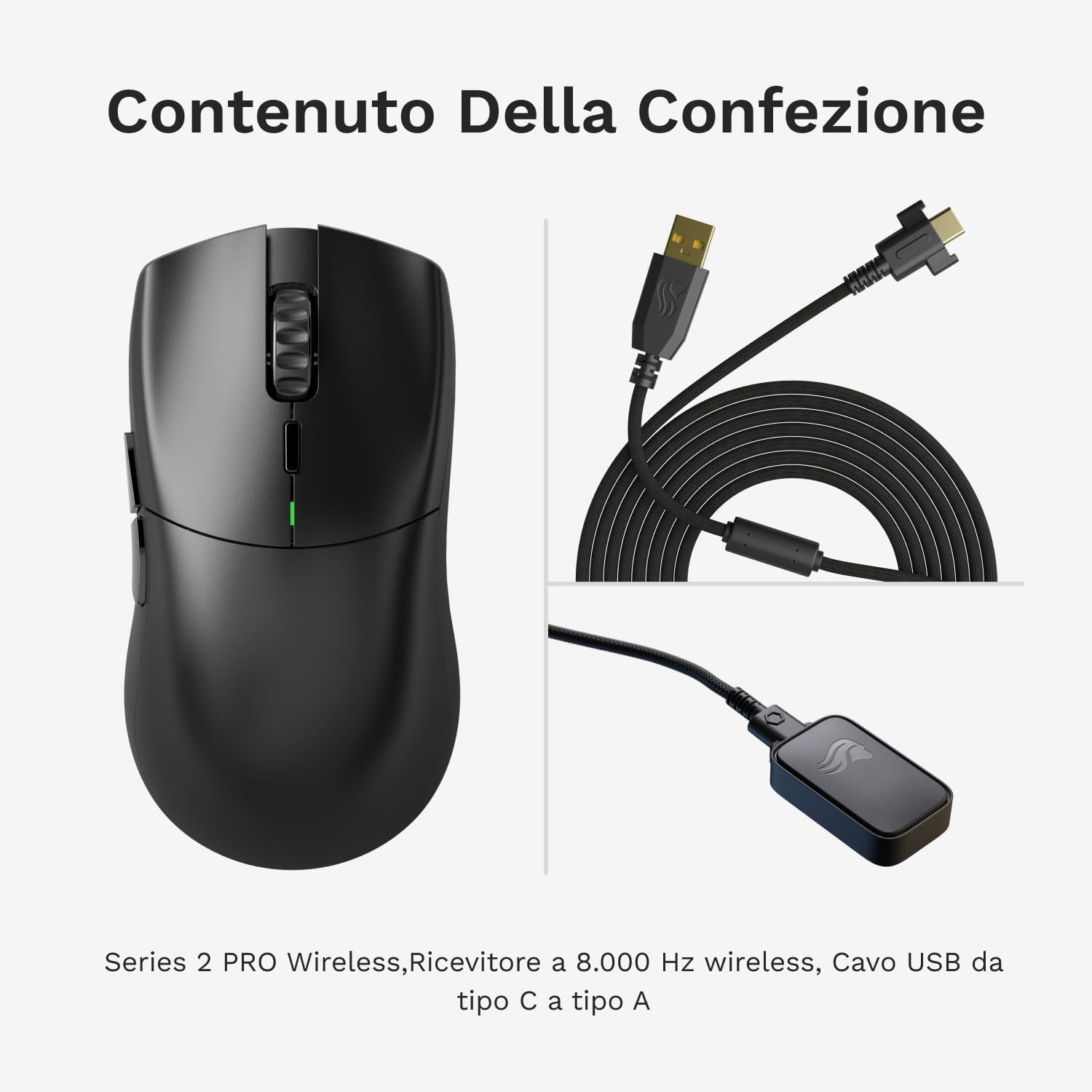 Glorious Gaming Series 2 PRO Mouse Wireless Gaming, Nero - immagine 8