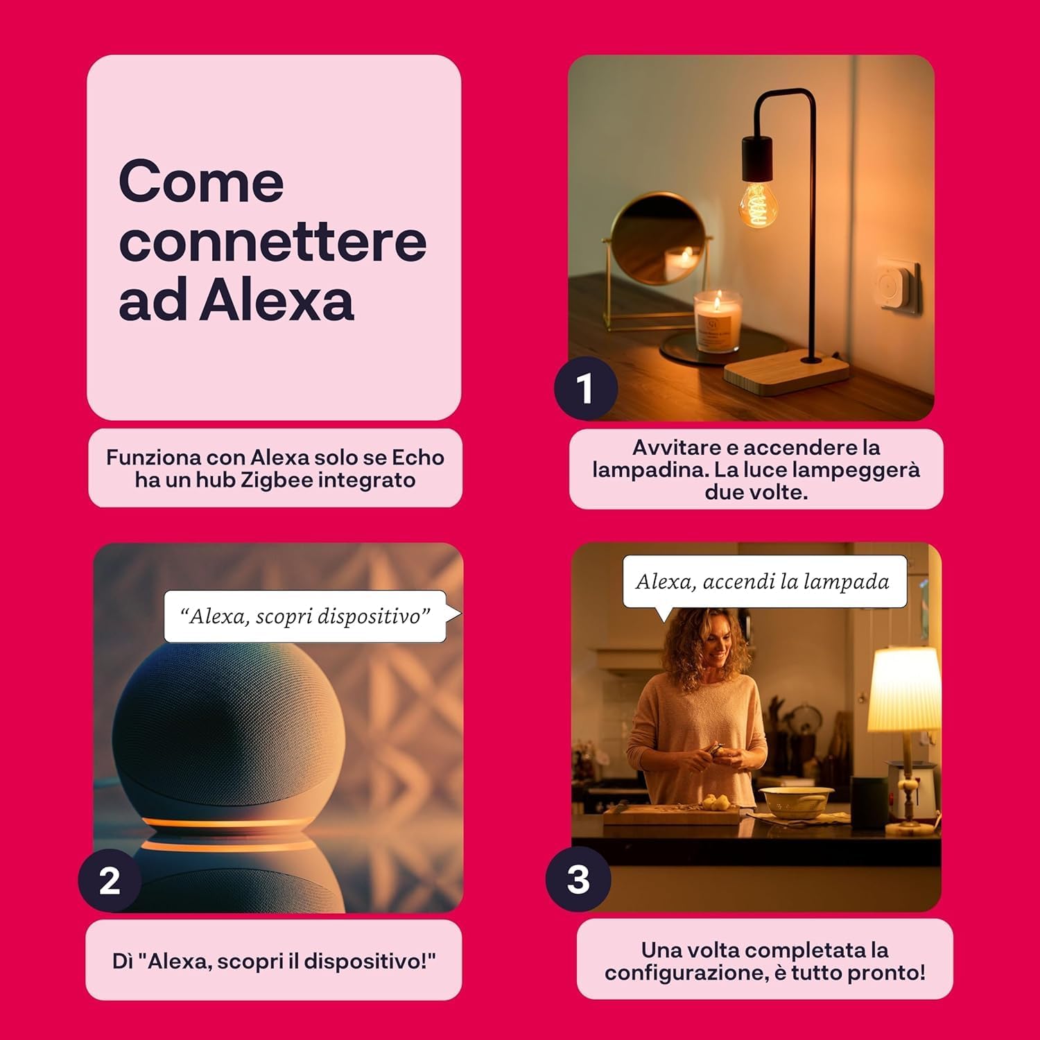 innr Lampadine Smart E27 Zigbee Filament LED - 4 pezzi - immagine 10