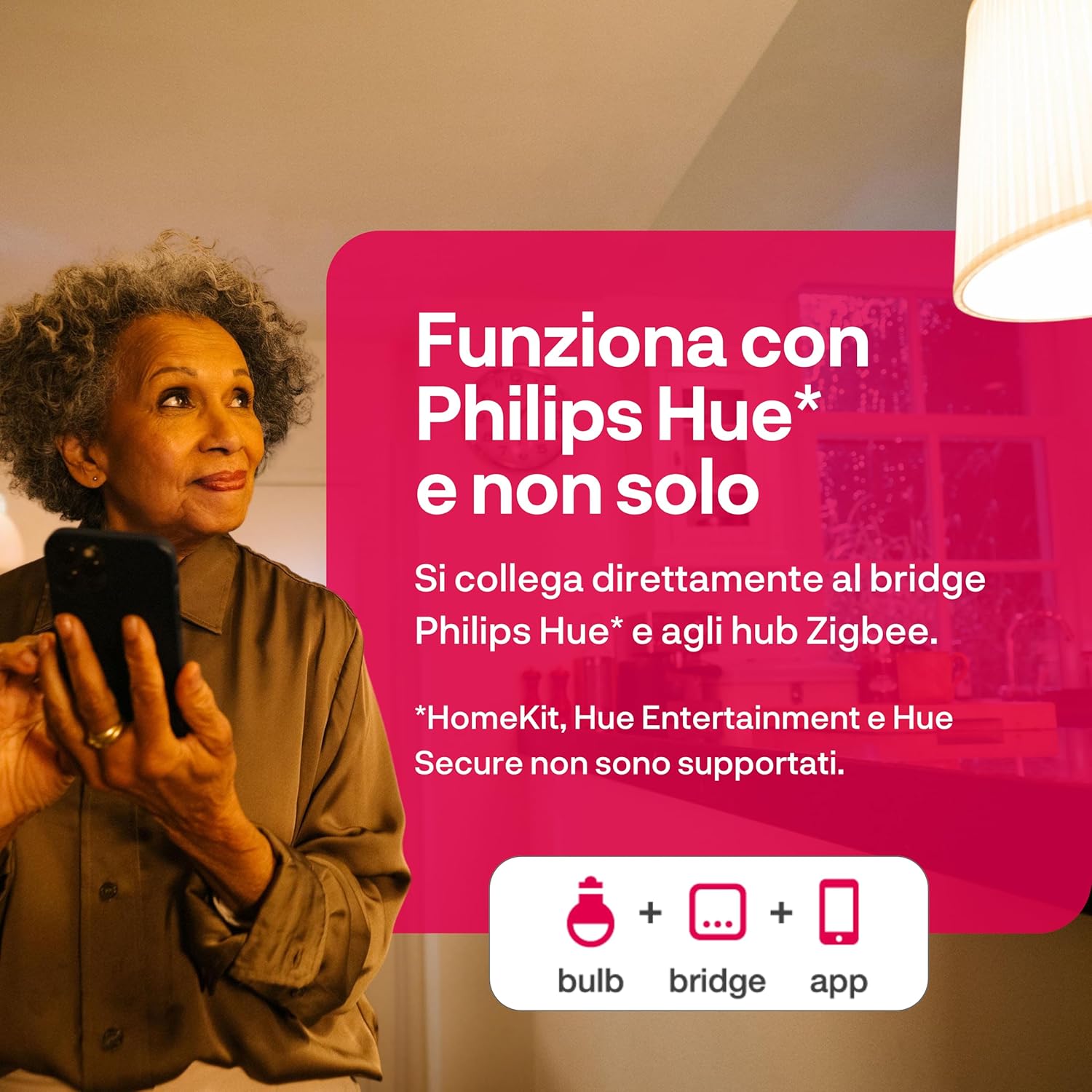 innr Lampadine Smart E27 Zigbee Filament LED - 4 pezzi - immagine 4