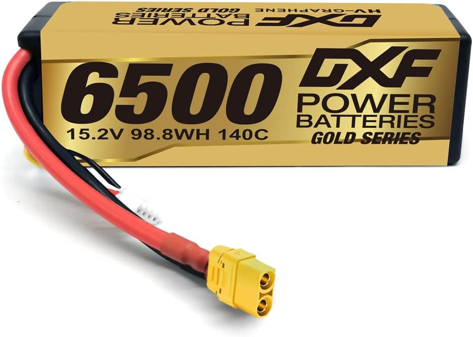 Dxf Batteria Lipo Hard Case 15.2V 6500mAh 140C 4S - immagine 1