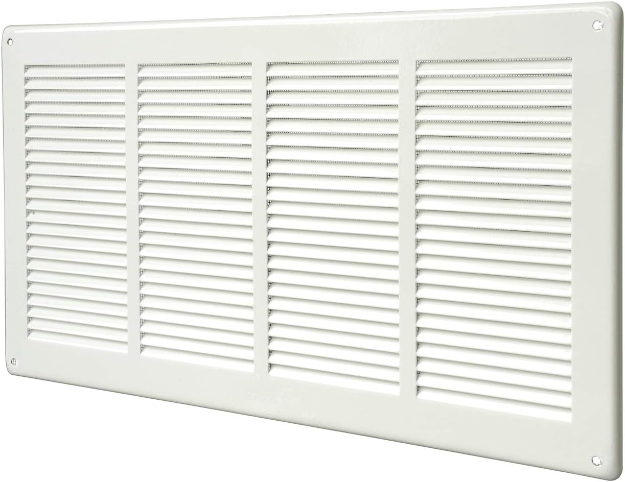 La Ventilazione GL4424RB-Y Griglia, Lamiera Bianco, 440X240 mm