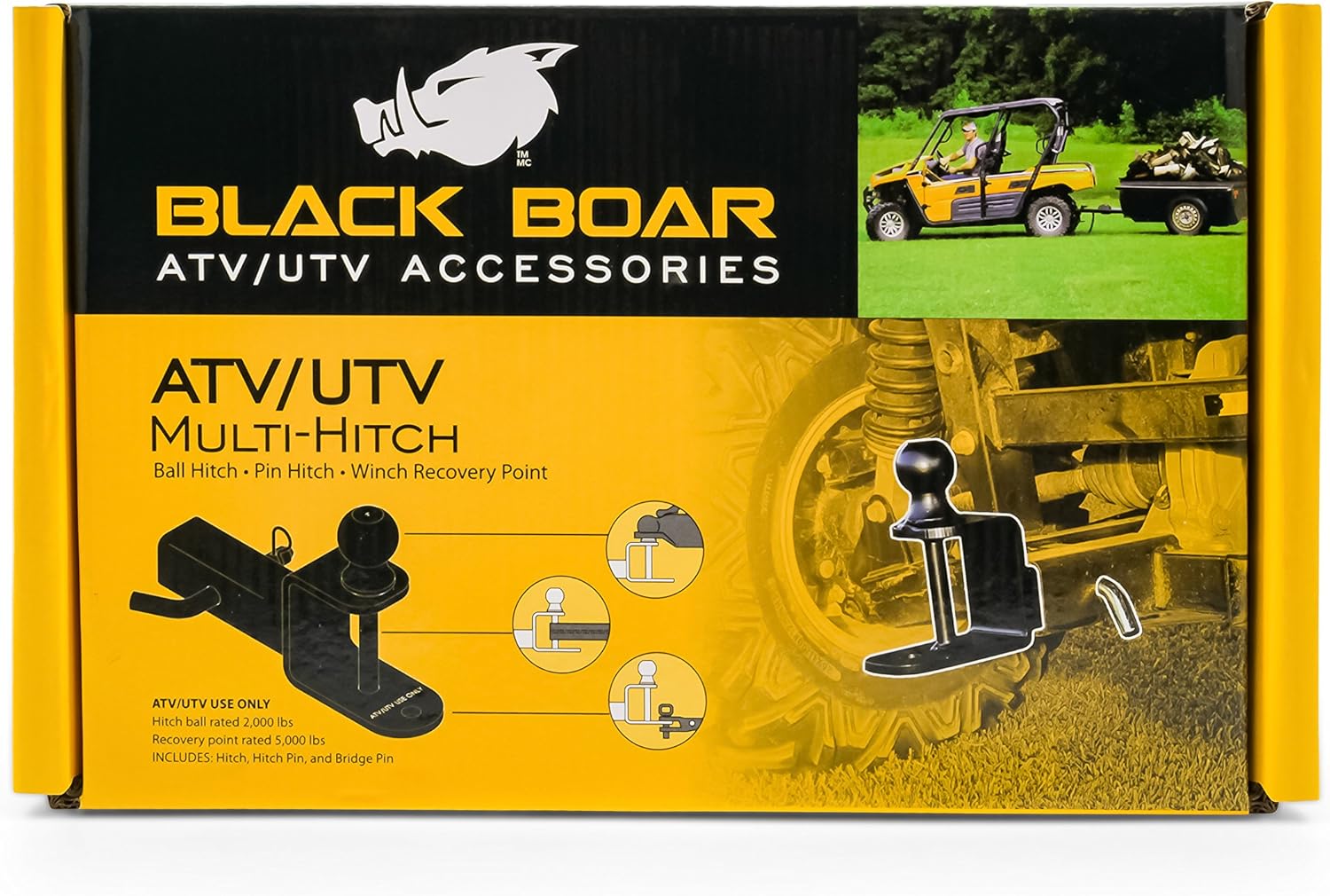 Black Boar Multi-attacco per UTV e ATV 907 kg - immagine 11