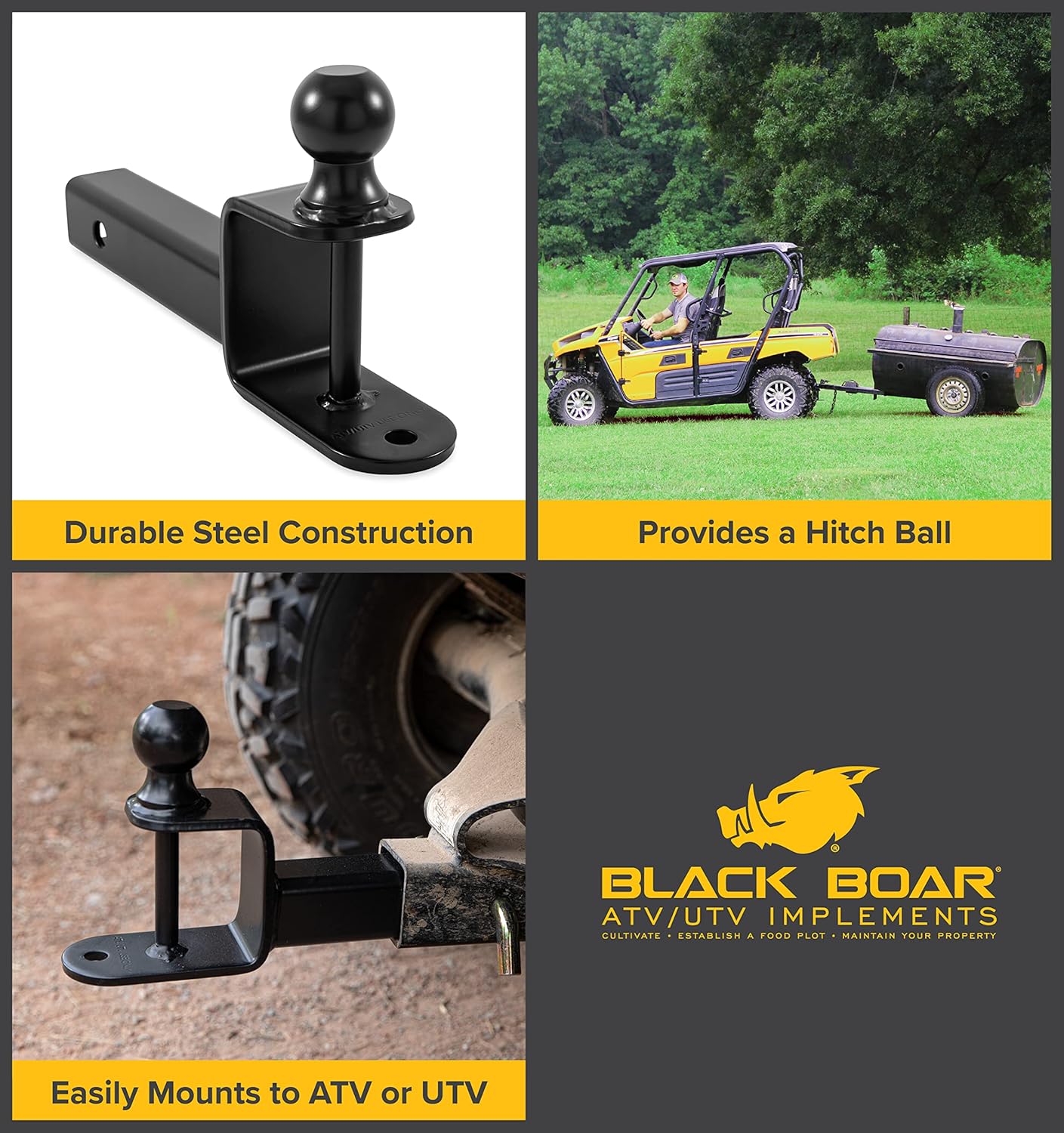 Black Boar Multi-attacco per UTV e ATV 907 kg - immagine 2