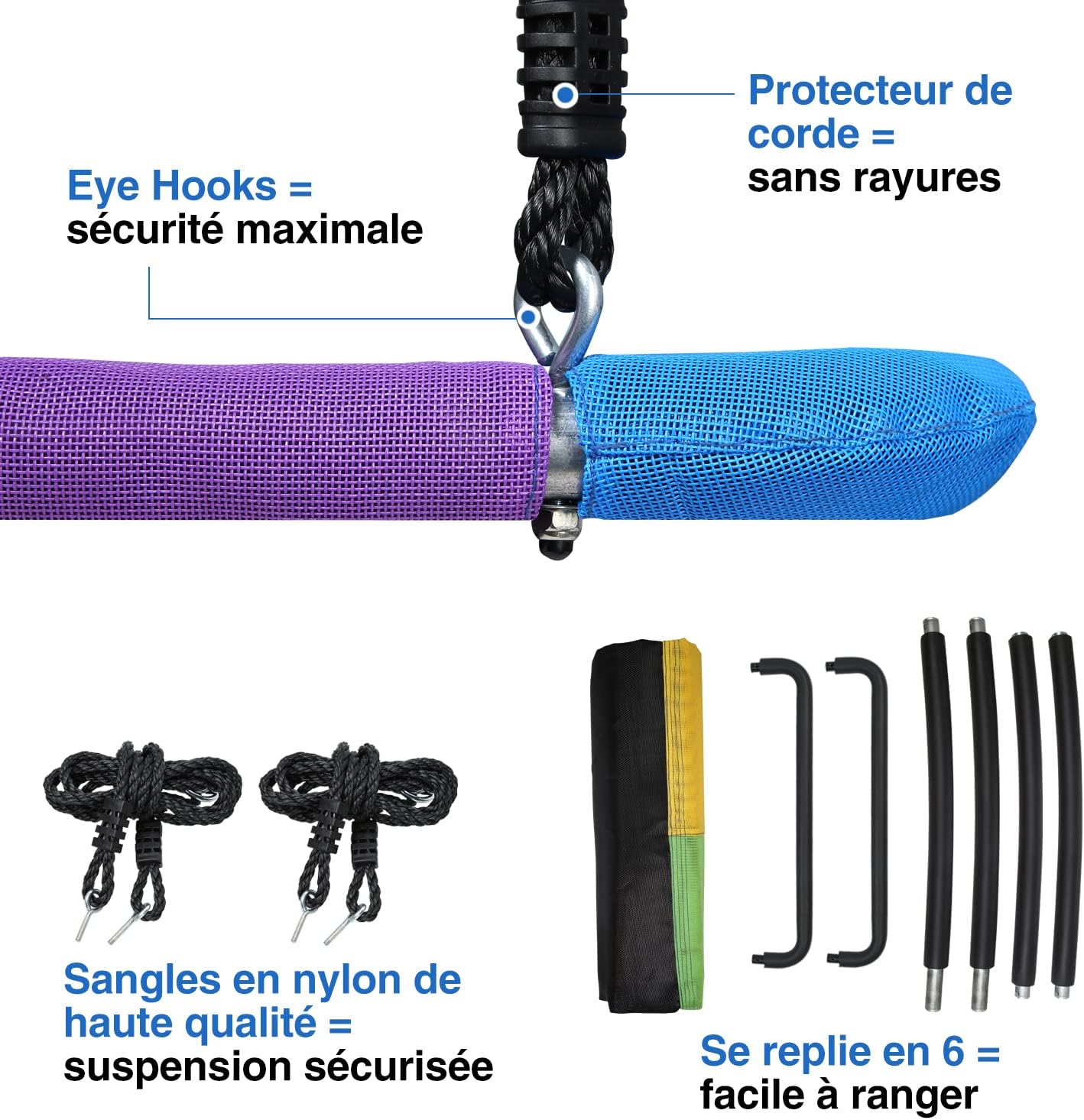 Trekassy Altalena Nido d'Uccello 152cm 326kg - immagine 5