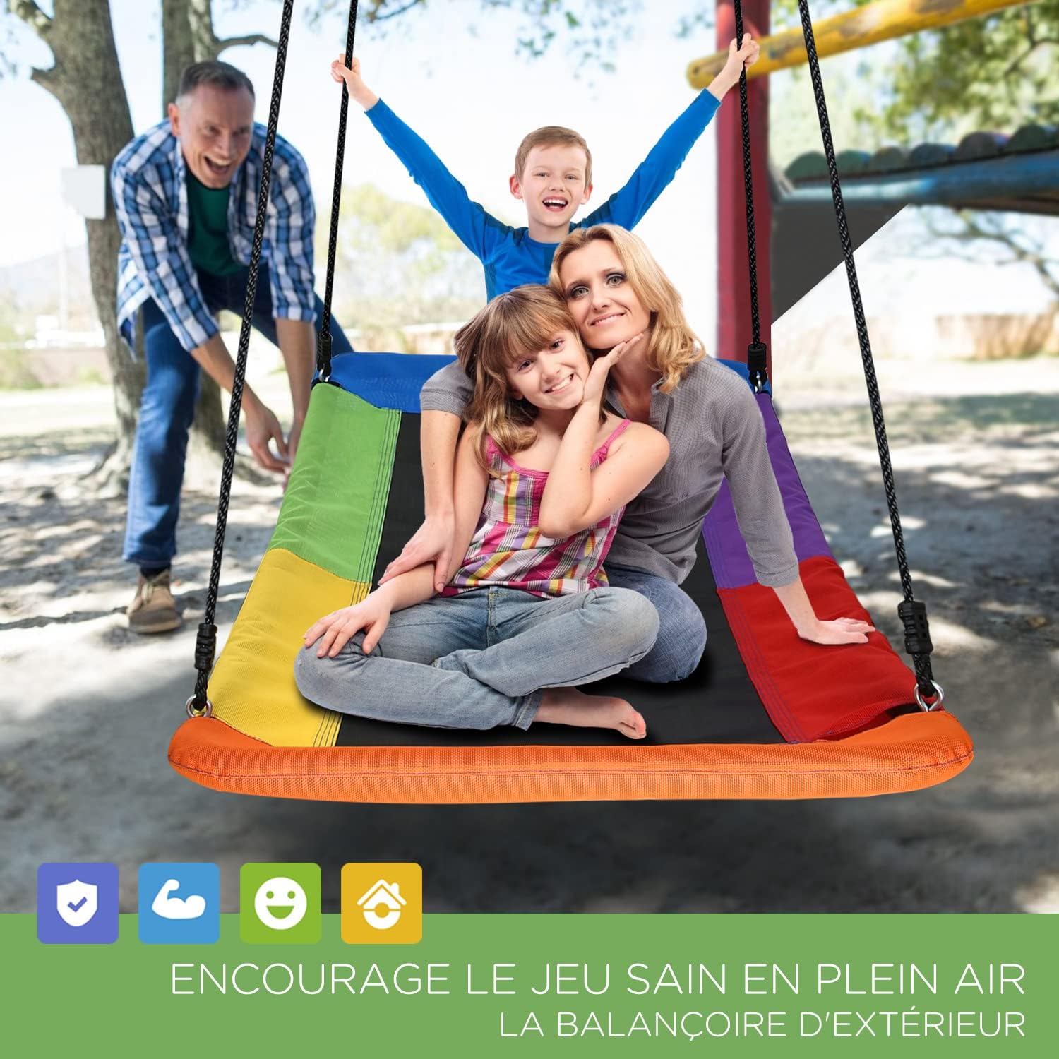 Trekassy Altalena Nido d'Uccello 152cm 326kg - immagine 6