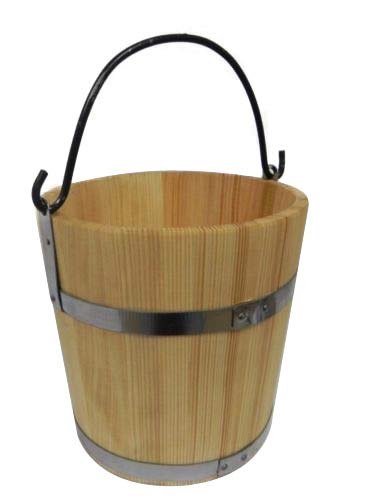 Wooden World - Secchio Grande in Legno 15 Litri