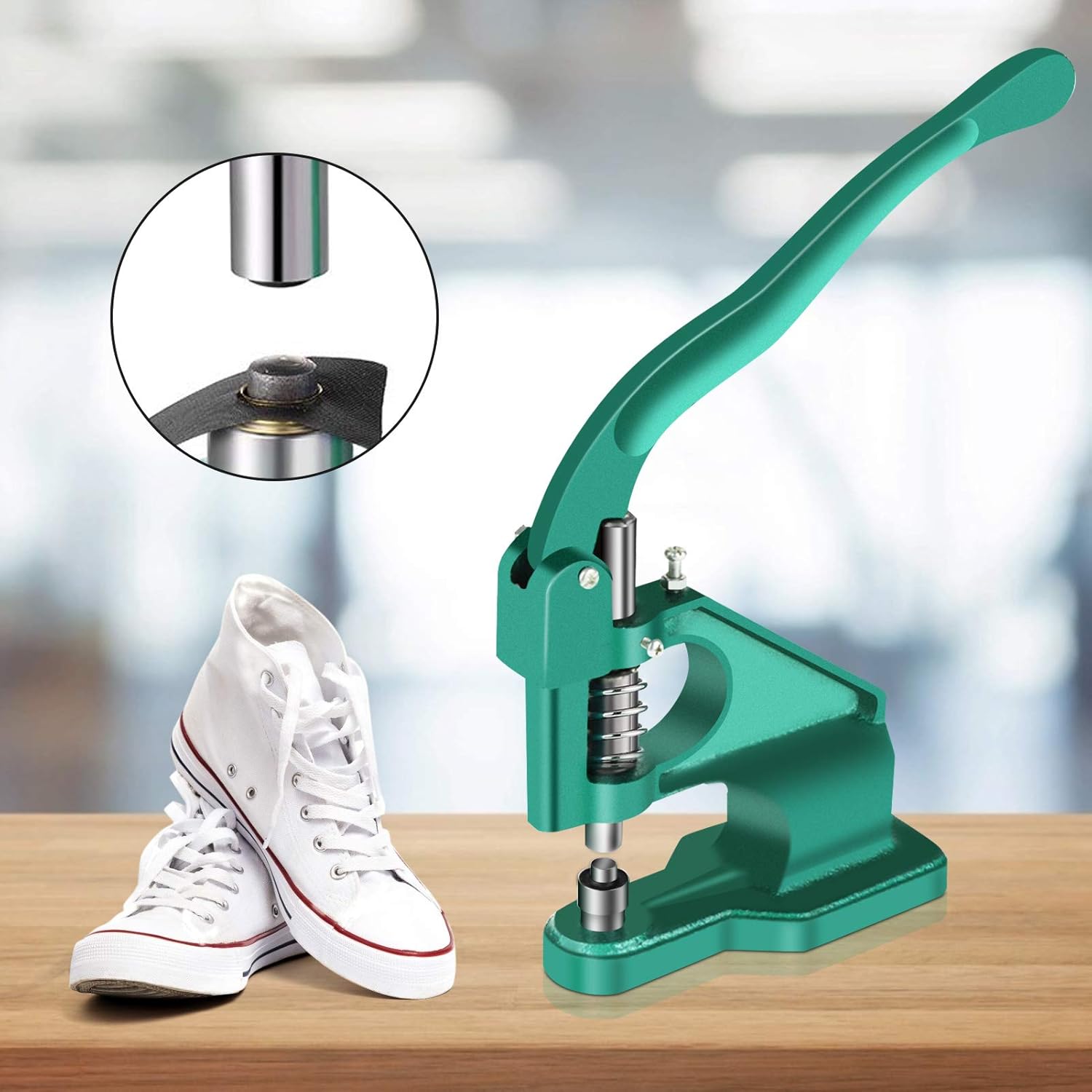 Macchina Manuale Pinza per Occhielli Professionale - immagine 7