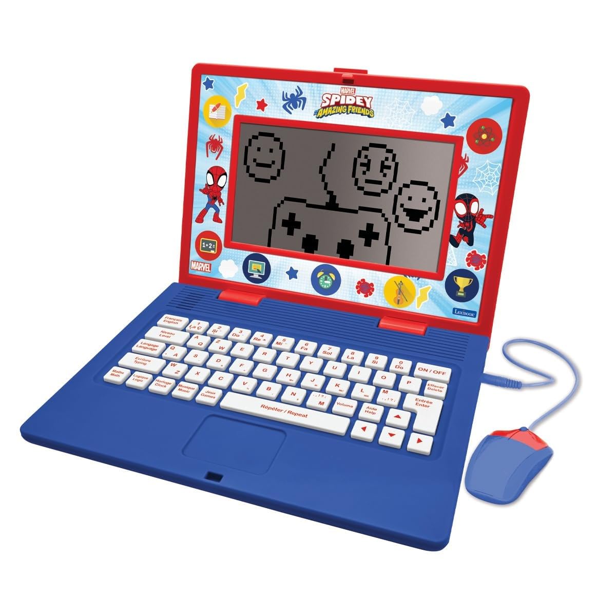 LEXIBOOK Spidey Computer portatile educativo francese/inglese