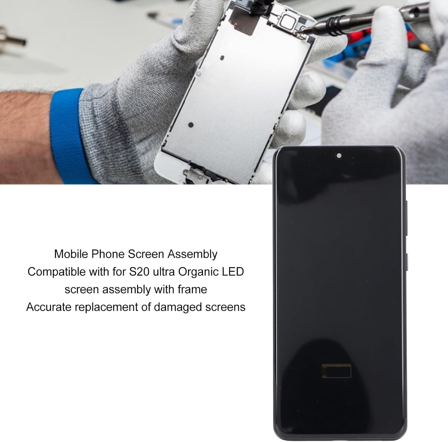 OLED Originale per Galaxy S20 Ultra - Sostituzione Schermo - immagine 6