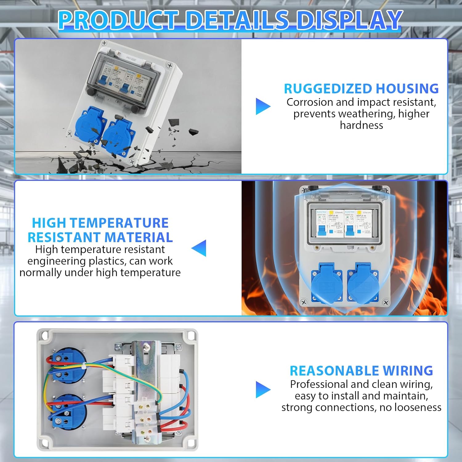 Distributore di Corrente da Parete 16A IP67 - immagine 6
