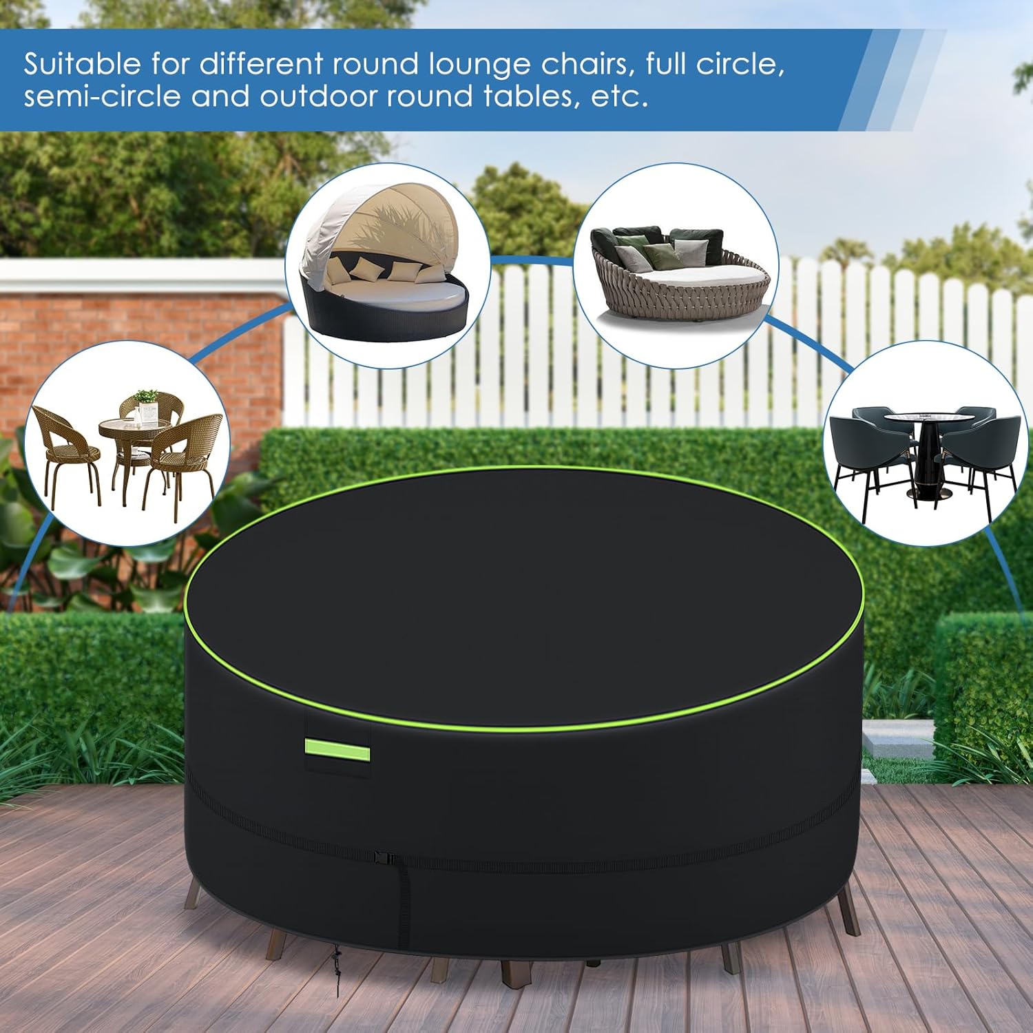 Garprovm Copertura Rotonda per Isola Solare, 230x - immagine 7