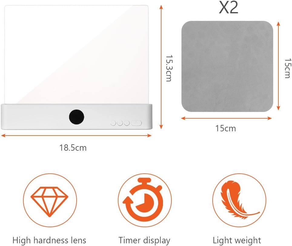 HOTUT LED Pannello Luce da Lettura, Bianco - immagine 2