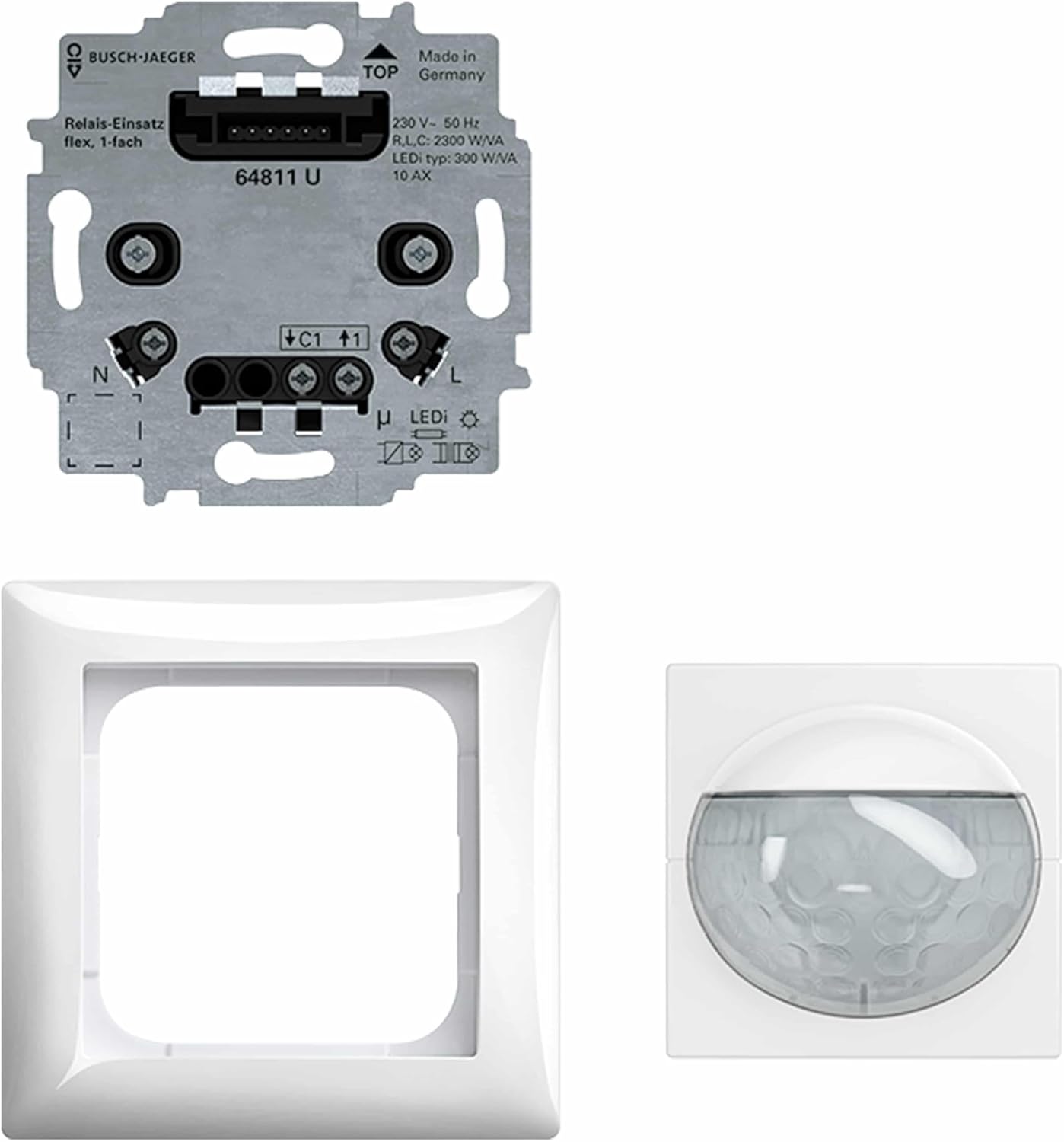 Rilevatore di movimento 13-180° UP ws glz IP20 BWM telecomando 2300W