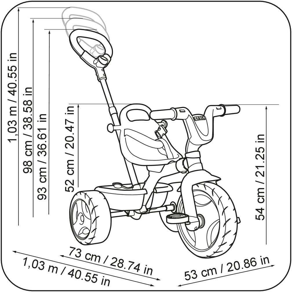 Feber- Evo Trike 3 X 1 Sport, Multicolore, 800010943 - immagine 4