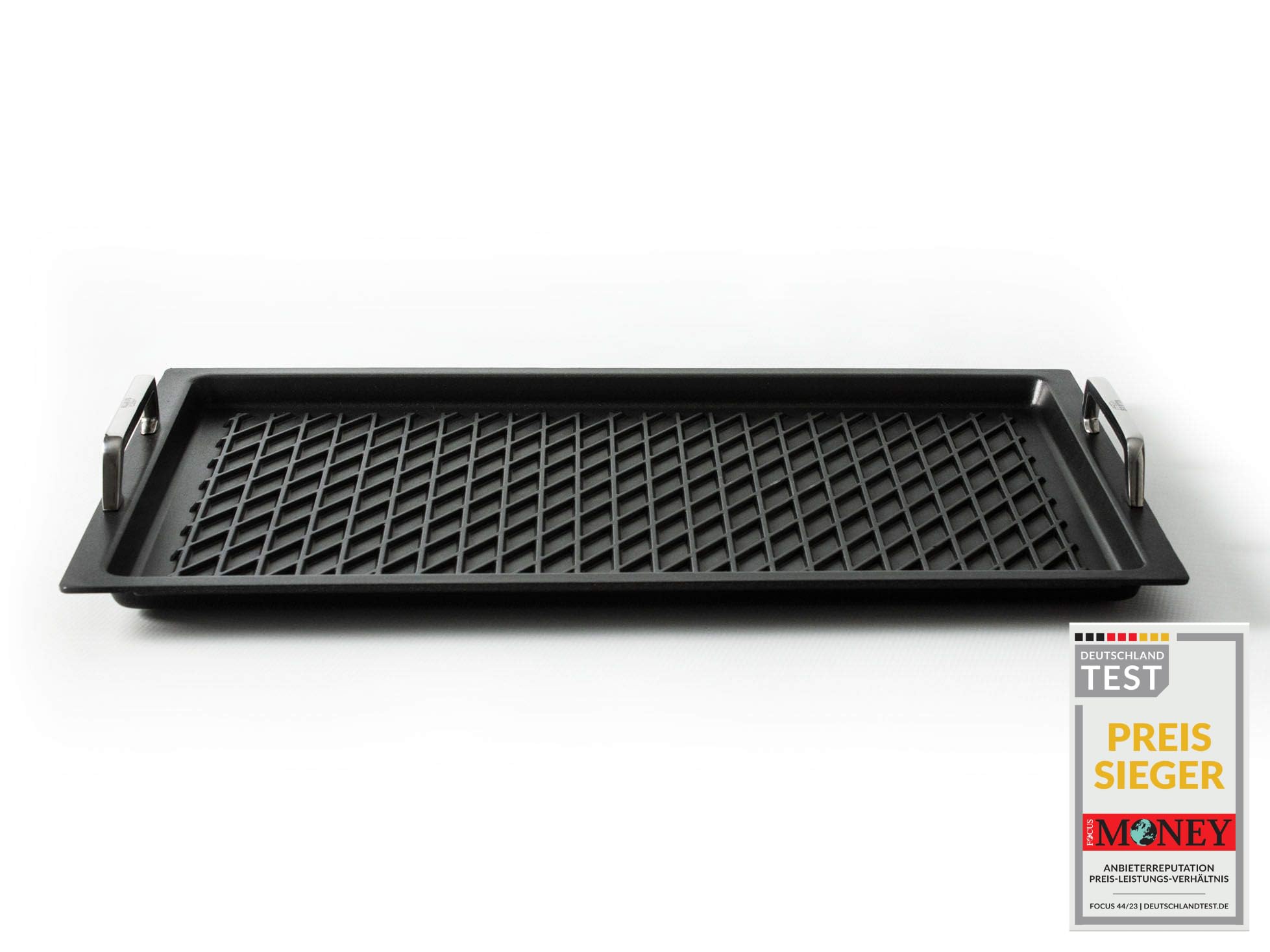 "Klaus grillt" Piastra Barbecue GN 1/1 Amt Gastroguss