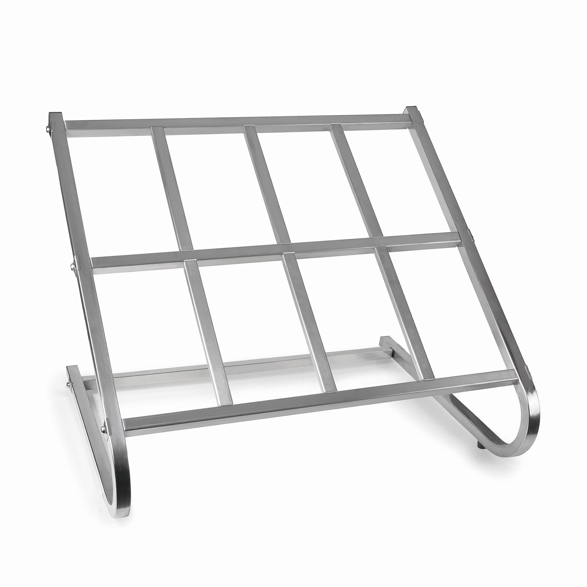 Lacor - Supporto per secchi, in Acciaio Inox 18/10, Grigio, 78 cm