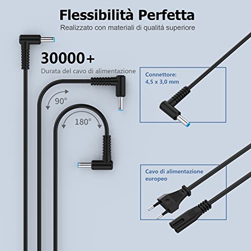 Caricatore HP PC Portatile 45W 19.5V 2.31A - immagine 2