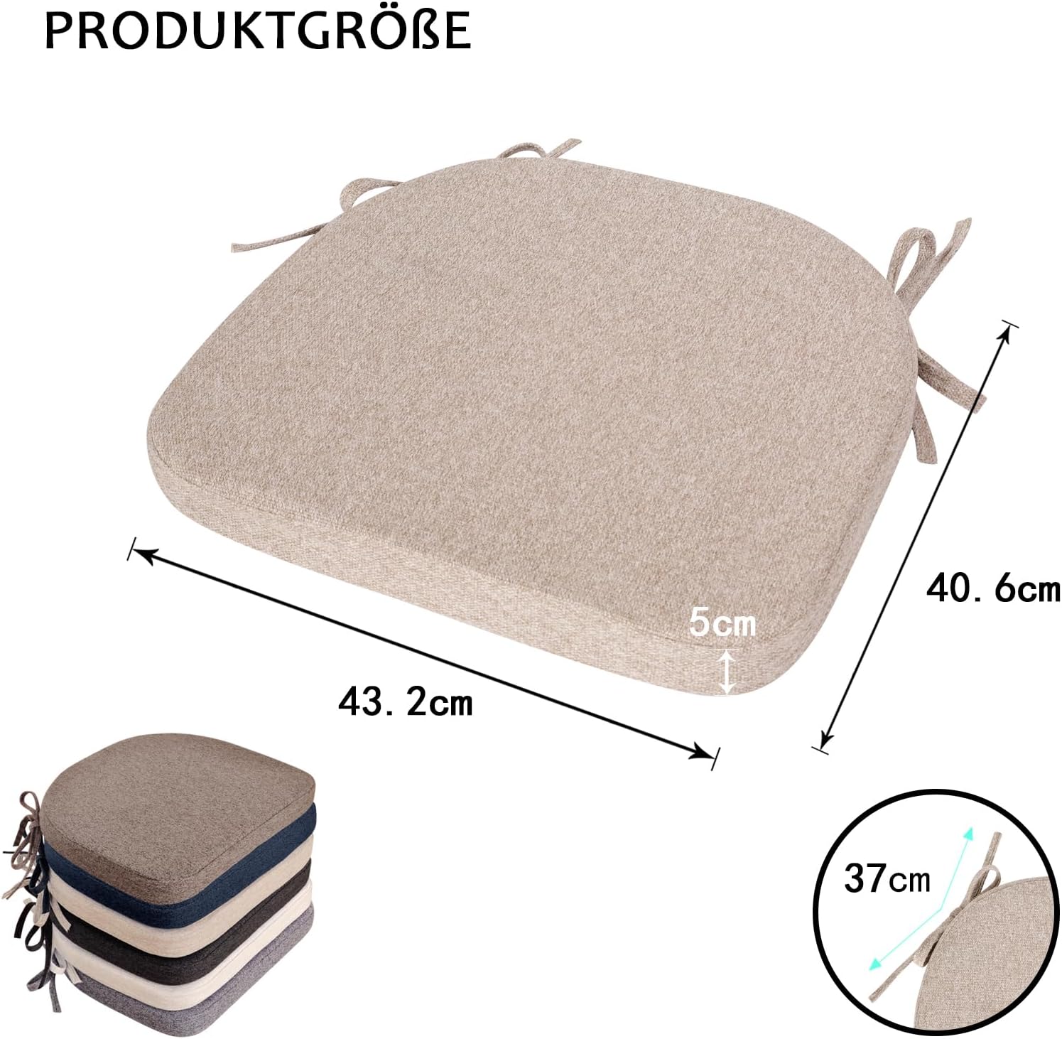Ruixuan Cuscino in Spugna Spesso e Comodo - immagine 2