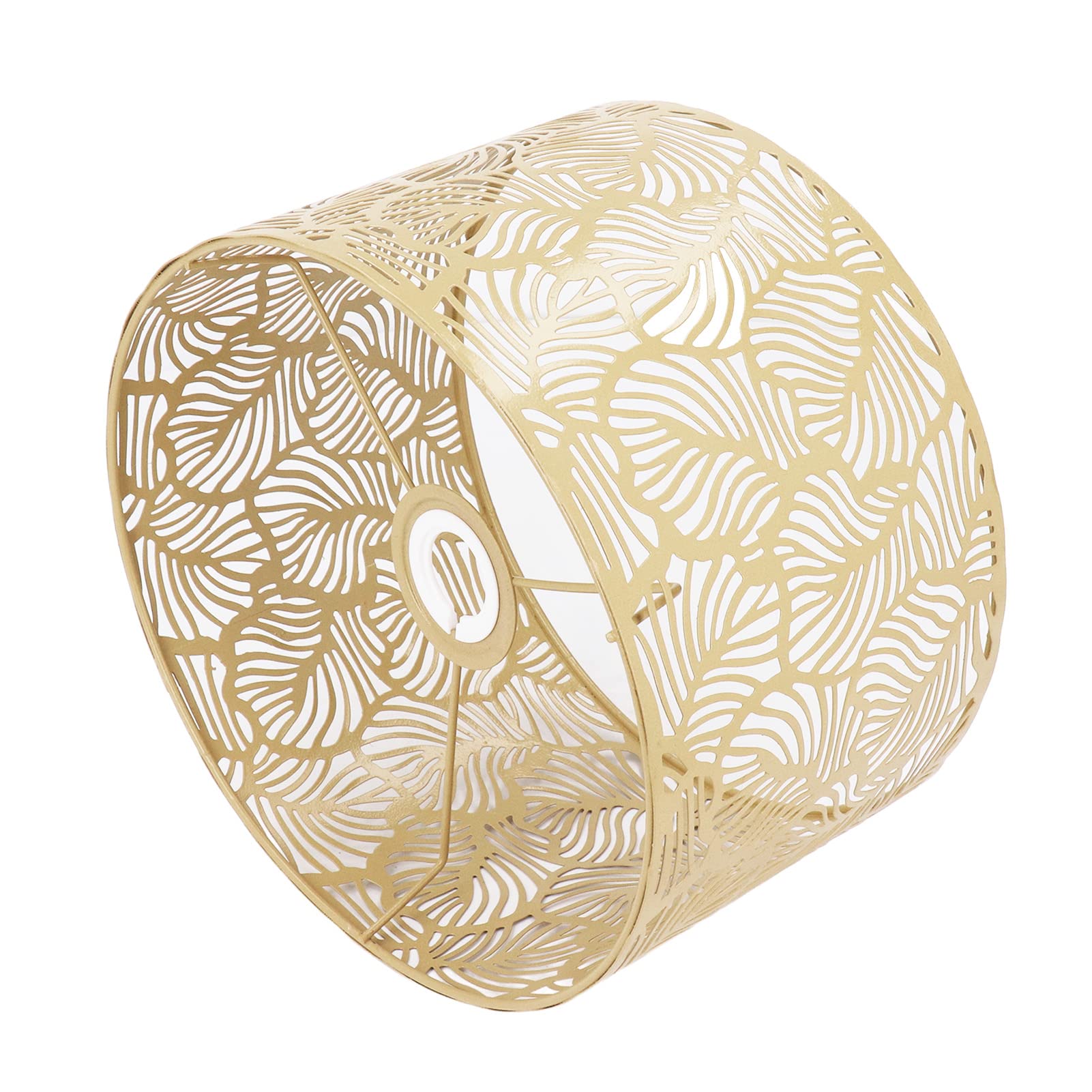 Paralume Moderno Design Scavato per Lampadine E14 E27, Oro