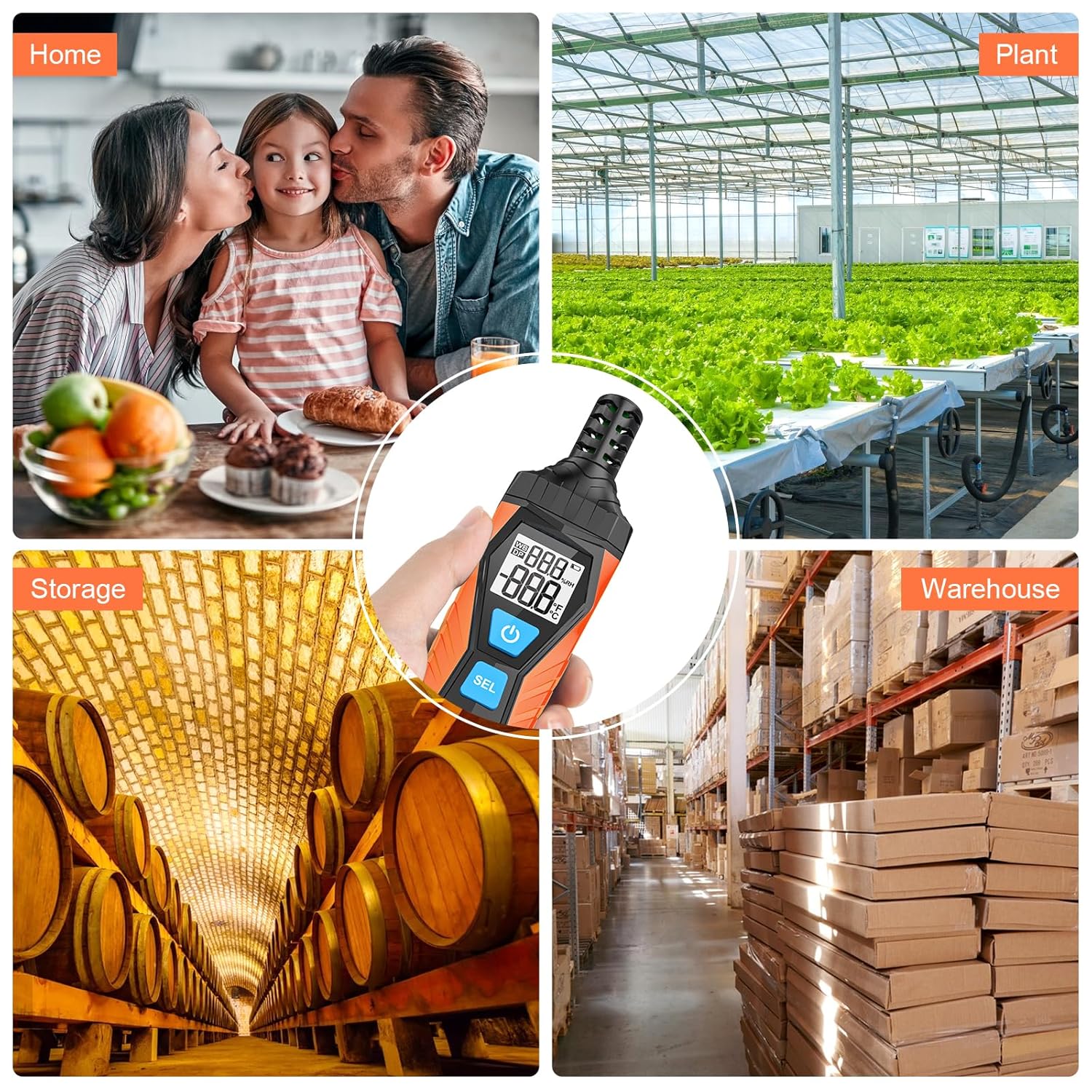 Mestek Termometro Igrometro Digitale Mini - immagine 7