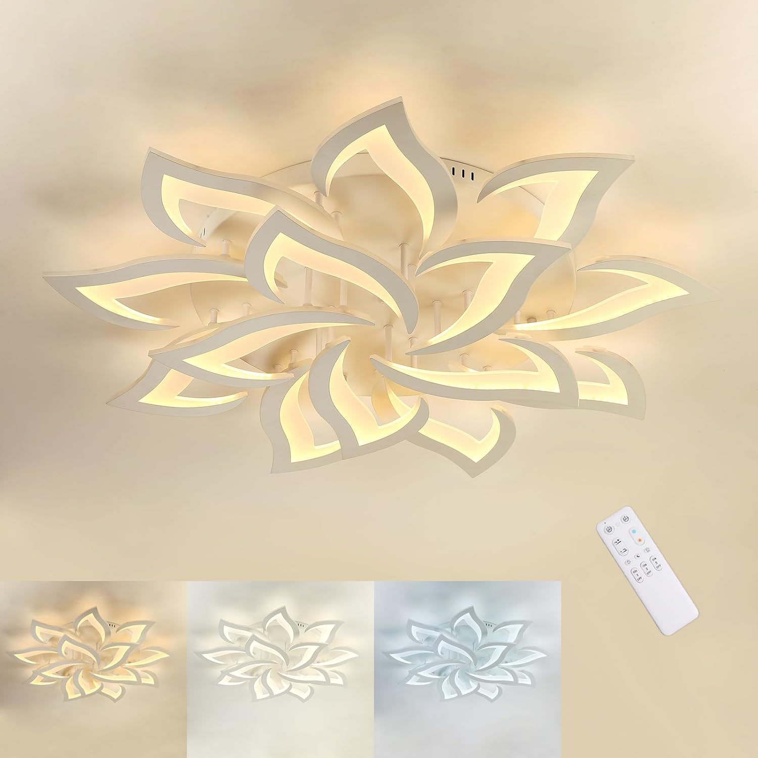 Mounm Plafoniera LED Soffitto Dimmerabile 84W 8400lm - immagine 1