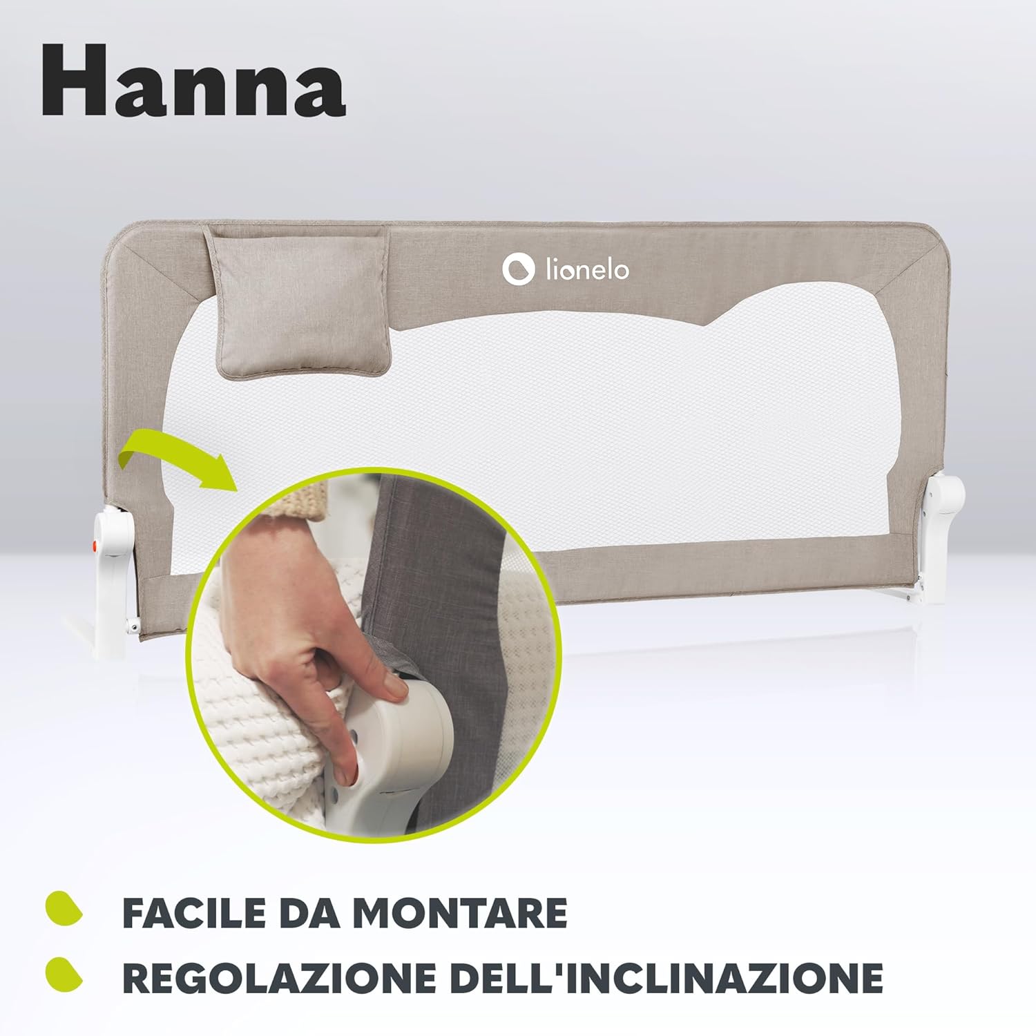 Lionelo Hanna - Sponda Letto Universale 65cm - immagine 4