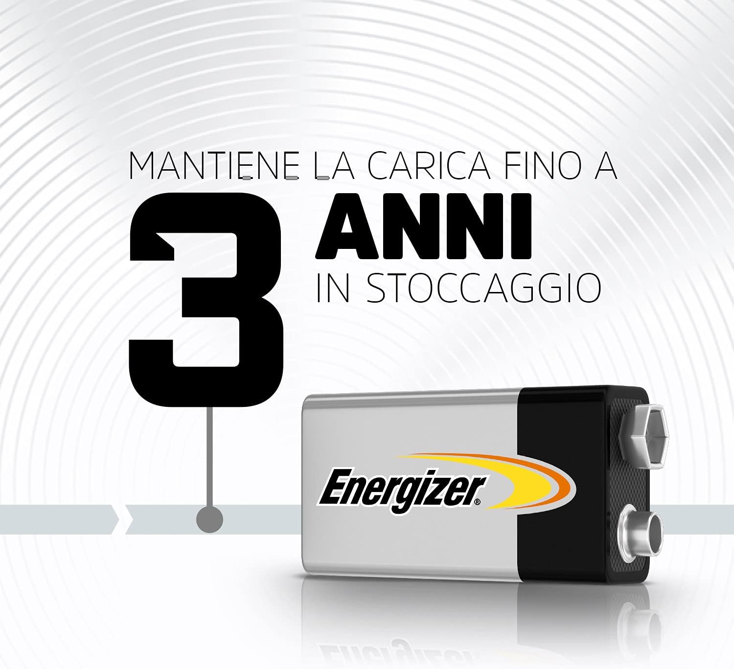 Energizer Alkaline Power - Batterie 9V (8 pezzi) - immagine 5