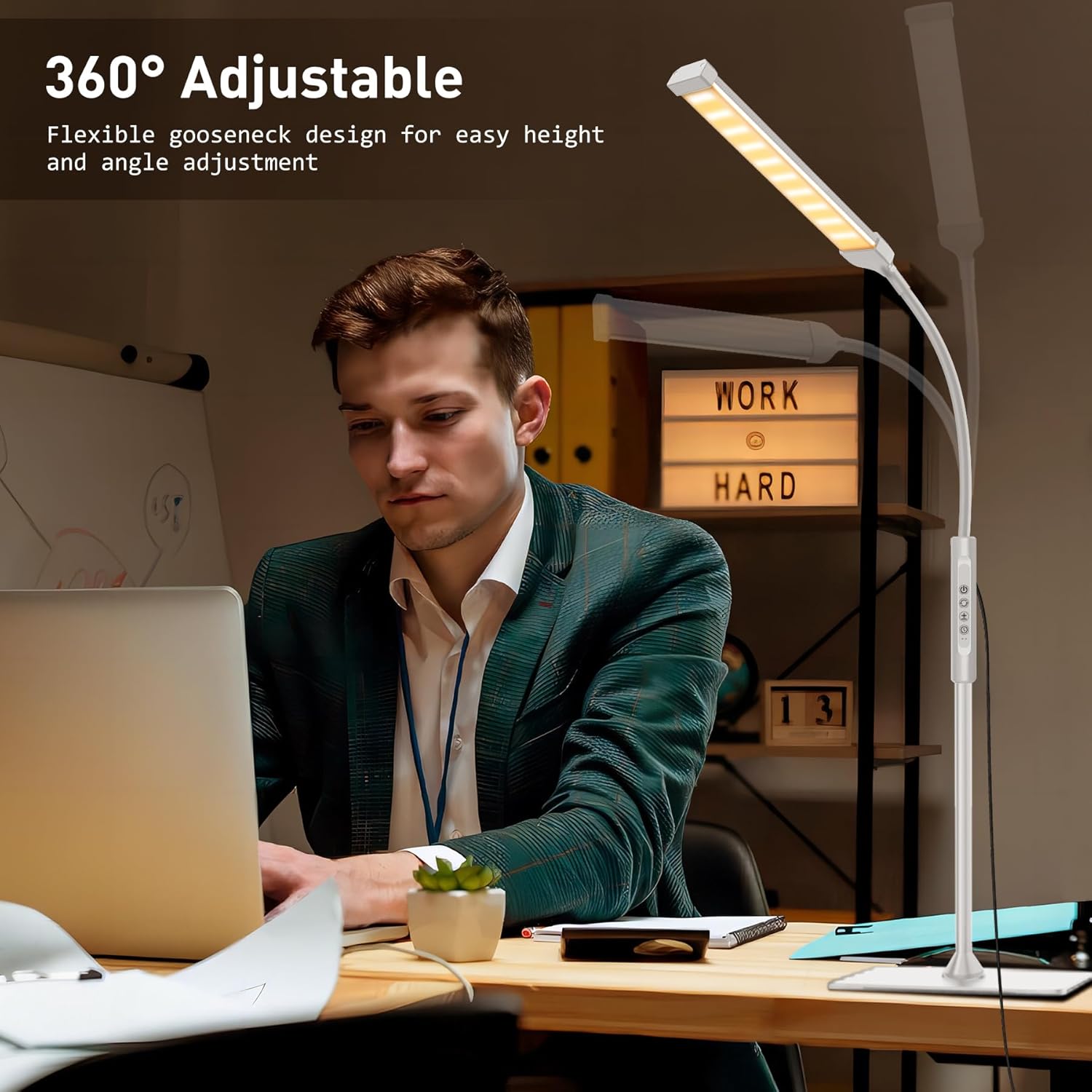 Lampada da Terra LED Touch Control con Telecomando - immagine 4