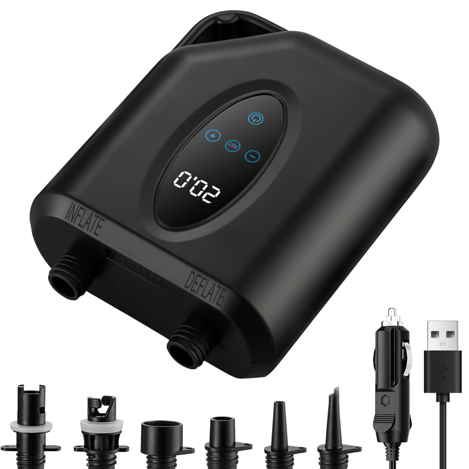 Obest Pompa Elettrica SUP 12000 mAh 20 PSI Senza Fili