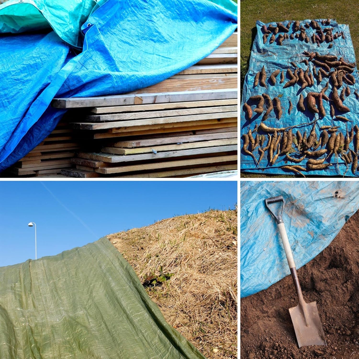 GARDENIX Telone multiuso in tessuto, marrone 200 g/m² (10 m x 10 m) - immagine 5