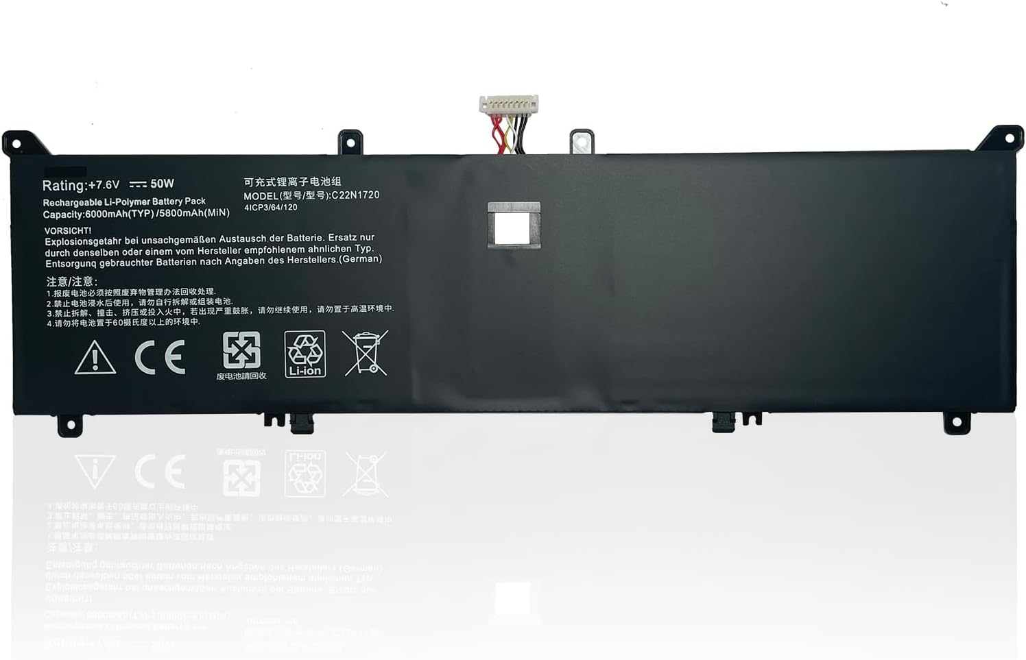7xinbox C22N1720 - Batteria per ASUS ZenBook S UX391 - immagine 1