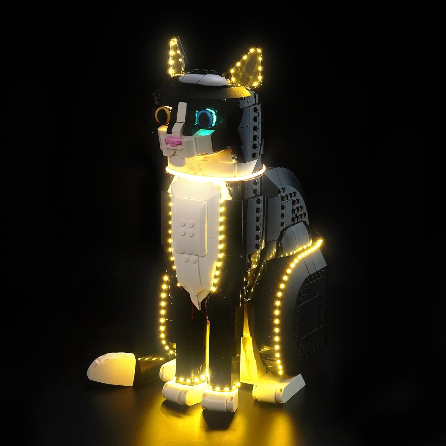 Set di luci compatibili con Lego Tuxedo Cat 21349 - immagine 1