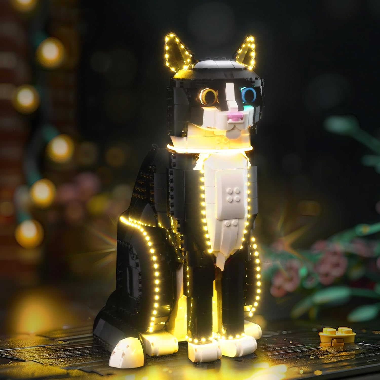 Set di luci compatibili con Lego Tuxedo Cat 21349 - immagine 4