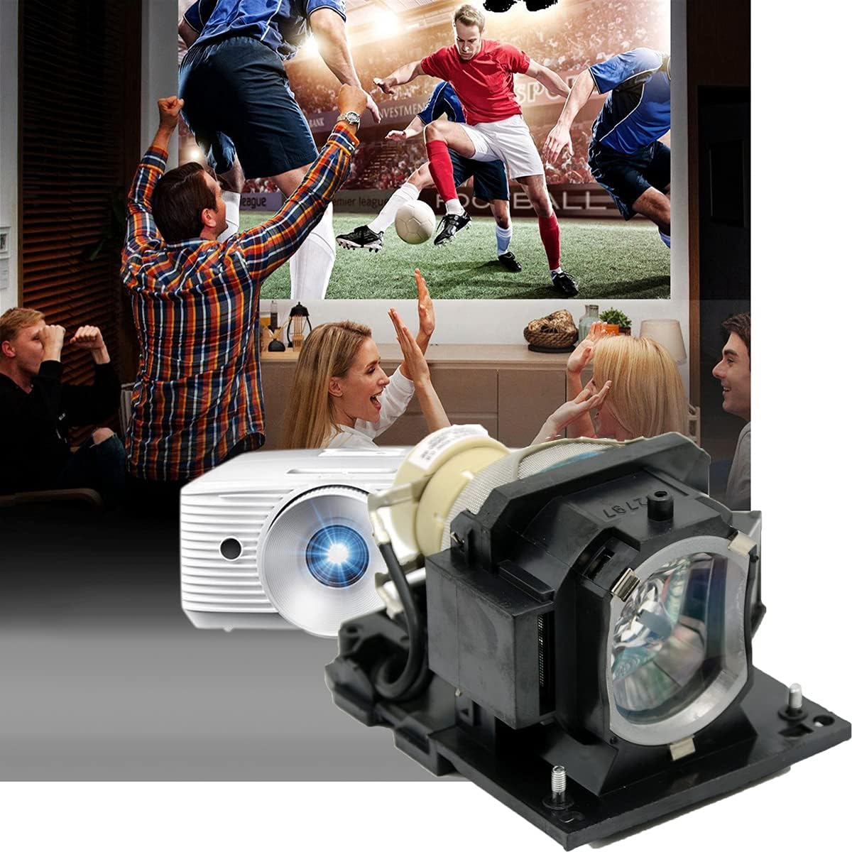 Aimdio DT01511 DT01481 Lampada Proiettore per Hitachi - immagine 5