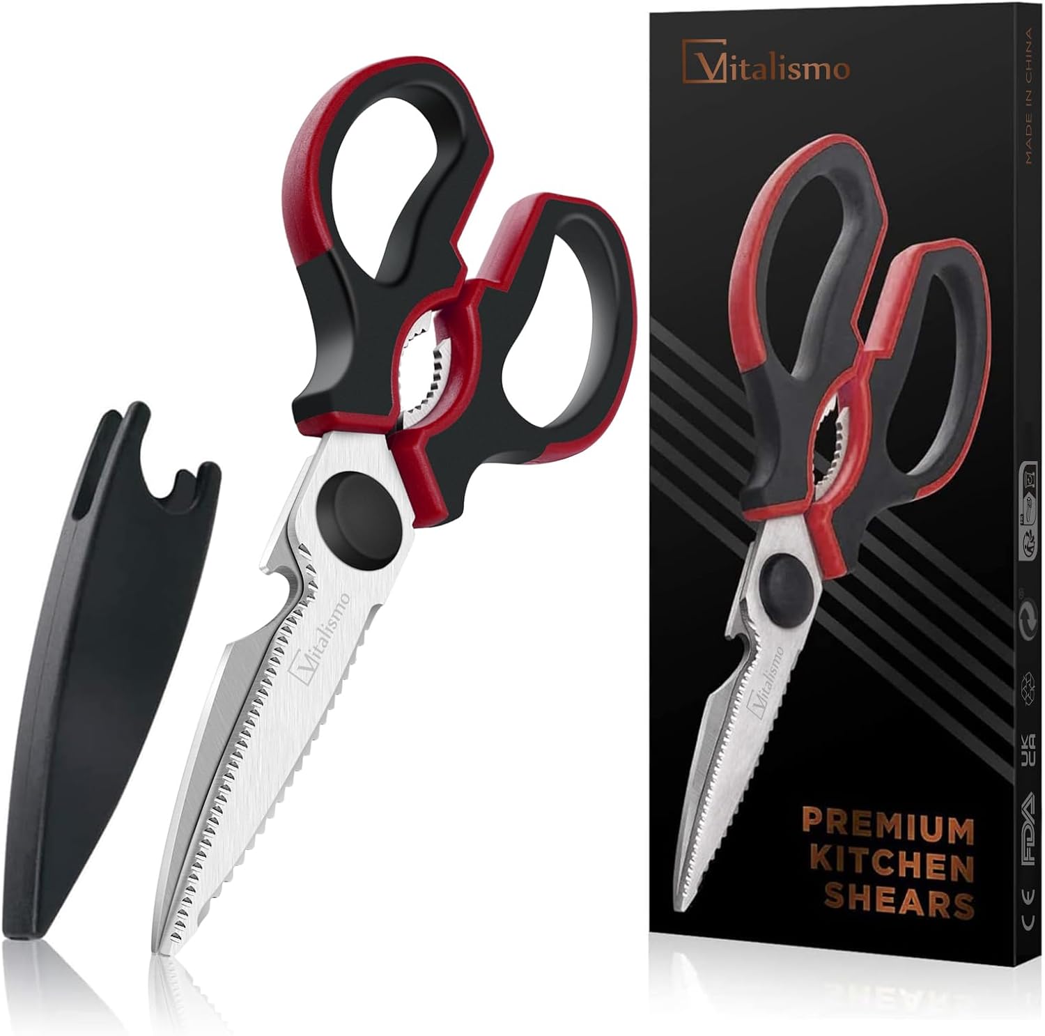 Forbici da Cucina Professionali Multiuso in Acciaio Inox - immagine 1